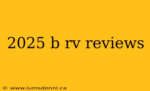 2025 b rv reviews