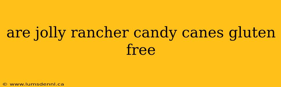 are jolly rancher candy canes gluten free