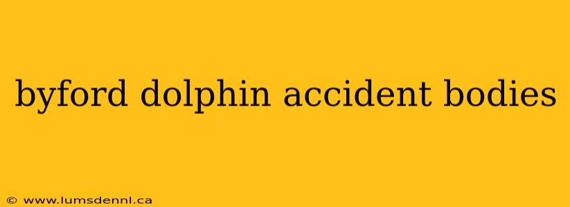 byford dolphin accident bodies