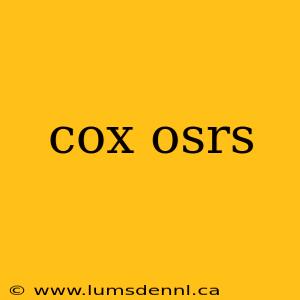 cox osrs