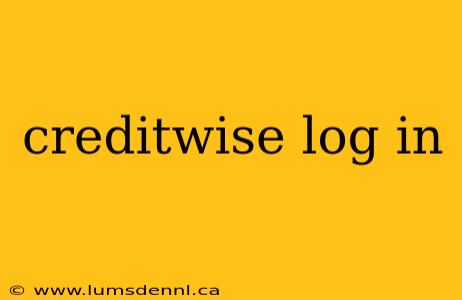 creditwise log in