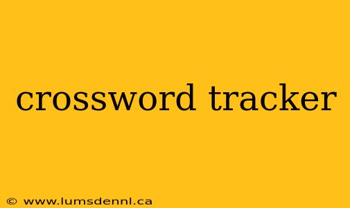 crossword tracker