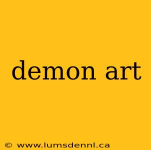 demon art