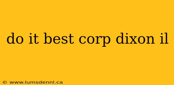 do it best corp dixon il