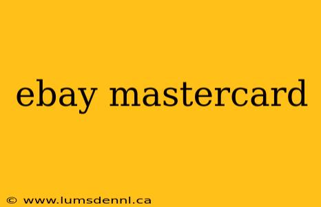 ebay mastercard