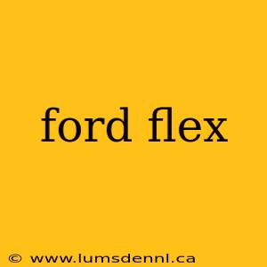ford flex