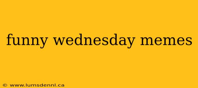 funny wednesday memes