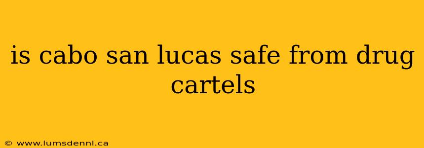 is cabo san lucas safe from drug cartels