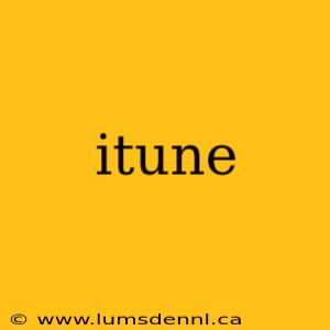 itune