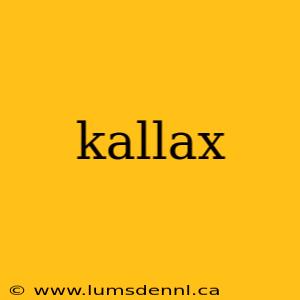 kallax