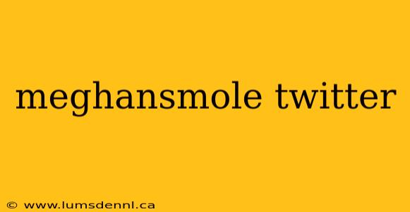 meghansmole twitter