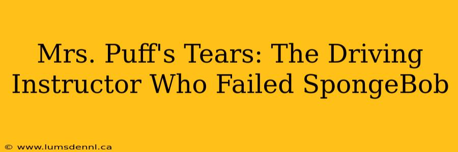Mrs. Puff's Tears: The Driving Instructor Who Failed SpongeBob