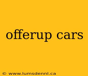 offerup cars
