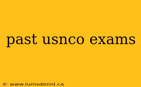 past usnco exams