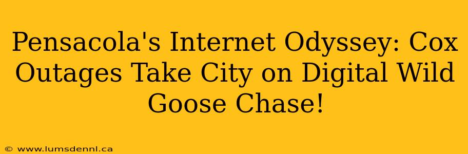 Pensacola's Internet Odyssey: Cox Outages Take City on Digital Wild Goose Chase!