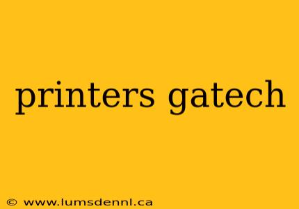 printers gatech