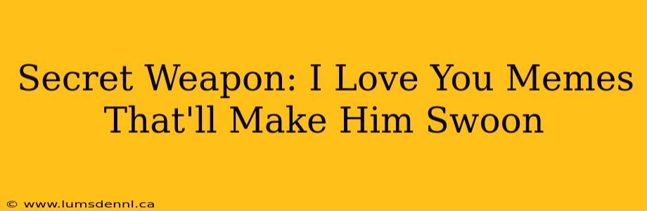 Secret Weapon: I Love You Memes That'll Make Him Swoon