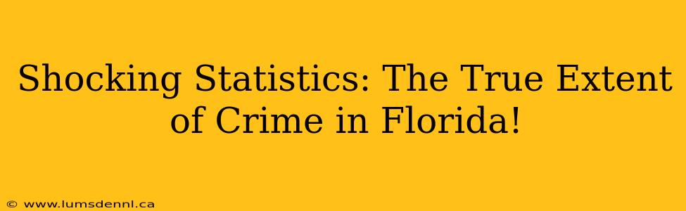 Shocking Statistics: The True Extent of Crime in Florida!
