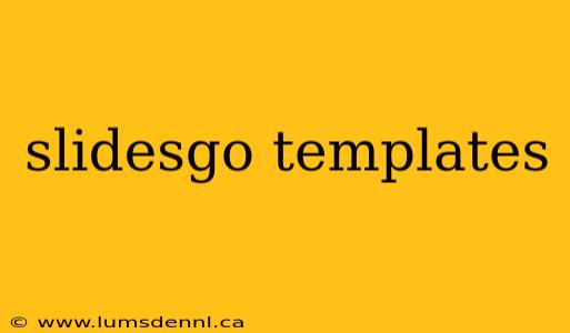 slidesgo templates