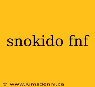 snokido fnf