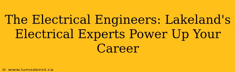 The Electrical Engineers: Lakeland's Electrical Experts Power Up Your Career