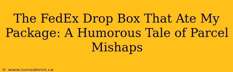 The FedEx Drop Box That Ate My Package: A Humorous Tale of Parcel Mishaps