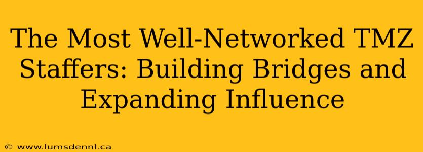 The Most Well-Networked TMZ Staffers: Building Bridges and Expanding Influence