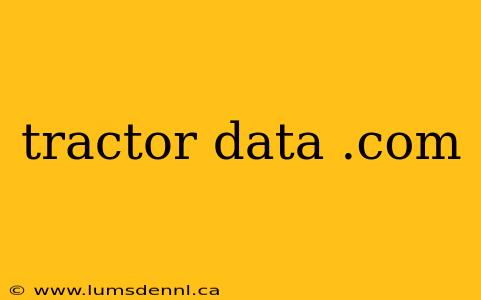 tractor data .com