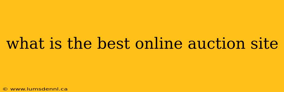 what is the best online auction site