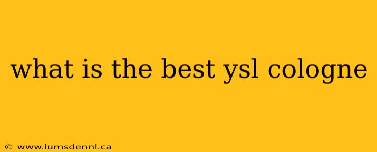 what is the best ysl cologne